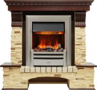 Dimplex Каминокомплект Pierre Luxe угловой - Темный дуб / Сланец (Высота 1005мм) с очагом Chesford