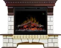 Dimplex Каминокомплект Pierre Luxe угловой - Темный дуб / Белый с очагом Symphony 26'' DF2624L-INT