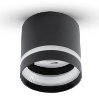 Светильник встраиваемый IP20 под лампу GX53 LGX53-02 C02 черн. Camelion 15395