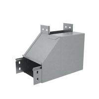 Угол для лотка вертикальный внутренний левый с разворотом трассы на 90град. 300х80 сталь 1мм "ПЛЮС" NLPDplus90-80-300-L HD КМ PL3888