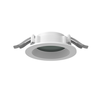 Светильник светодиодный DL-01 Pro 100мм 10Вт 4000К 120x49мм IP65/40 круглый встраив. RAL9003 бел. муар с защитным силикатным стеклом VARTON V1-RF-00111-GL000-6501040