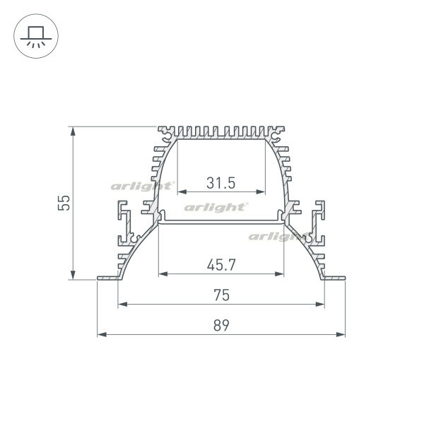 Профиль Arlight 036357