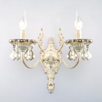 Бра Eurosvet 3281/2 белый с золотом/тонированный хрусталь Strot