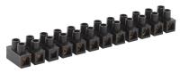 Колодка клеммная ЗВИ-30 2.5-16 12 пар 100град.C полипропилен черн. Эра Б0051365