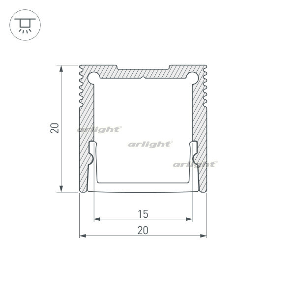 Профиль Arlight 036038