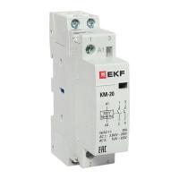 Контактор модульный КМ 20А 2NО (1 мод.) EKF km-1-20-20