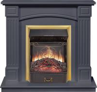 Royal Flame Каминокомплект Boston - Серый графит (Высота 925см) с очагом Majestic FX M Brass