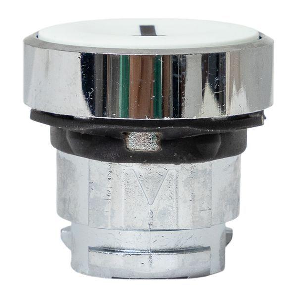 Механизм кнопки исполнительный XB4 бел. плоский возвратный без фиксации стрелка IP65 EKF XB4BA-1256C-65