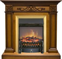 Royal Flame Каминокомплект Verona - Дуб антик с очагом Fobos FX M Brass