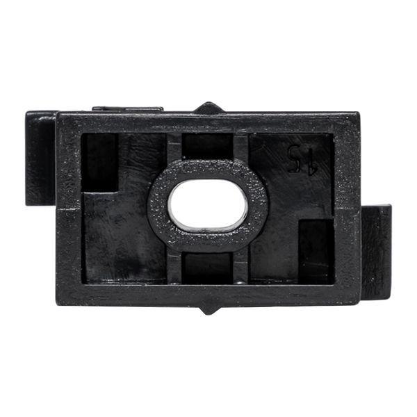 Держатель для труб (клипса) d16мм для монтажн. пистолета черн. (уп.100шт) Plast EKF derjp-z-16-black