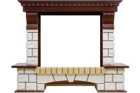 Dimplex Портал Dimplex Pierre Luxe - Темный дуб / Белый