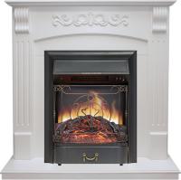 Royal Flame Каминокомплект Sorrento угловой - Белый дуб с очагом Majestic FX Black