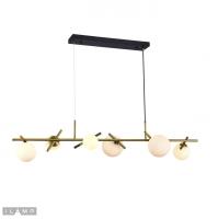 Подвесная люстра iLamp 2134-6L BR+MBK