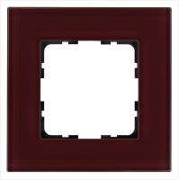 Рамка 1-м G-Glass стекло гранат. JasmartG1001GH