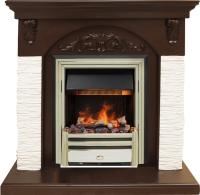 Dimplex Каминокомплект Bern Сланец мелкий белый / Темный дуб с очагом Cavendish