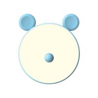 Светильник настольный Qplus 5Вт 2700-6000К 200лм 5В аккум. Li-ion 1200мА.ч диммир. ночник голуб. GAUSS NN7026