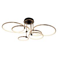 Накладная люстра LED4U L3301-6 GD-BK