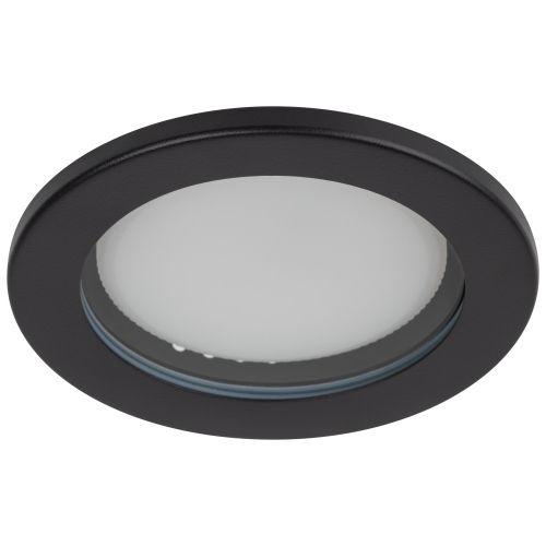 Светильник KL95 SBK под лампу GX53 IP44 влагозащищенный встраиваемый черн. Эра Б0055812