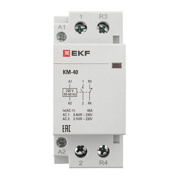 Контактор модульный КМ 40А NО+NC (2 мод.) EKF km-2-40-11