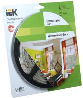 Лента светодиодная ECO LED LSR-3528G60-4.8-IP65-12V 5Вт/м (уп.5м) зел. IEK LSR1-5-060-65-1-05