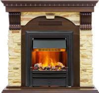 Dimplex Каминокомплект Dublin - Темный дуб / Сланец с очагом Brookline Black
