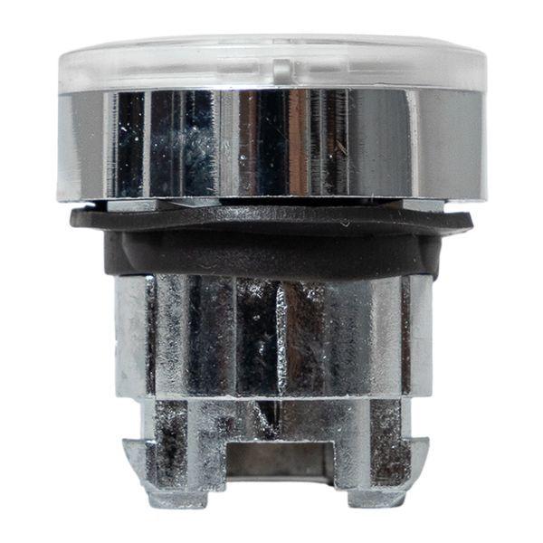 Механизм кнопки исполнительный XB4 бел. плоский возвратный без фиксации с подсветкой IP65 EKF XB4BW-W-65