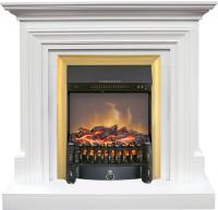 Royal Flame Каминокомплект Bradford - Белый с очагом Fobos FX M Brass