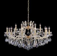 Подвесная люстра Crystal Lux HOLLYWOOD SP12+6 GOLD