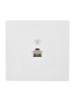 Розетка телефонная 1-м ОП LETO бел. LEZARD 752-0200-137