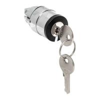 Механизм переключателя исполнительный ХB4 на 3 положения с замком возвратный без фиксации IP65 EKF XB4BG3-65