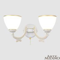 Бра Arte Milano 342837/2W WT+G