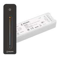 Диммер SMART-SET-PWM-102-72-MIX-SUF Black (12-24В 2х5А ПДУ LINE 2.4G) IP20 пластик INTELLIGENT ARLIGHT 036186