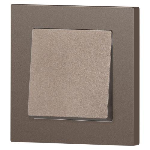 Кнопка Accent 6-109-08 10А-250В IP20 СУ бронза Intro Б0063619