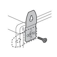 Кронштейн для крепл. на стену XL3 400 (комплект 4шт) Leg 020100