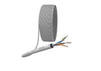 Кабель витая пара U/UTP кат.5E 4х2х24AWG solid CU PVC сер. (м) Эра Б0044429