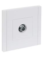 Розетка TV проходная FORTE&PIANO FP229 бел. IEK FP-A10-P-K01