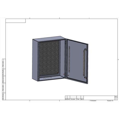 Корпус металлический ЩМП-65.50.22 650х500х220 У2 IP54 OPTIMA c.6.5.2_5 Эра Б0061603
