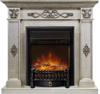 Royal Flame Каминокомплект Derby - Old silver с очагом Fobos FX M Black RC