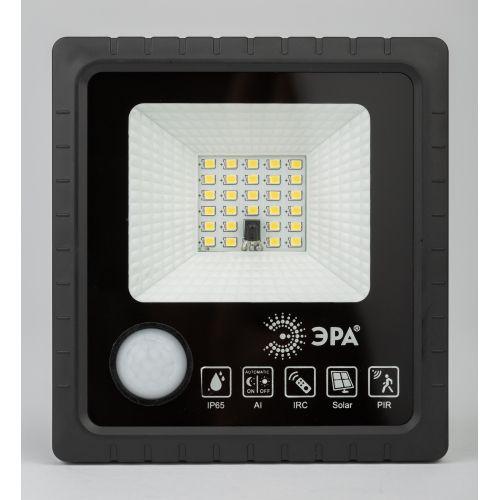 Прожектор светодиодный 20Вт 5000К 350лм IP65 уличный с датчиком движения солнечная батарея ПДУ Эра Б0049545