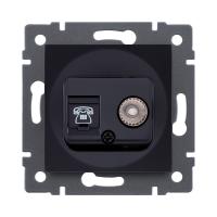 Розетка KOLLINGER REA-013BK