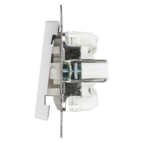 Кнопка Intro Accent 6-109-01 10А-250В IP20 СУ AL/CU бел. Intro Б0063602