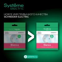 Розетка 2-м СП Blanca 16А IP20 250В без заземл. защ. шторки алюм. SE BLNRS000123