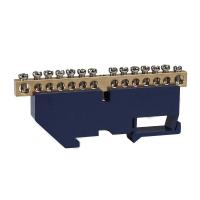 Шина нулевая с изолятором OptiKit BB-D-N-DIN-14-6х9 син. КЭАЗ 277842