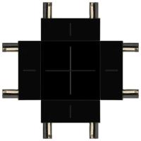 Коннектор Х-образный TRM-S5-CX BK для тонкого магнитного шинопровода черн. Эра Б0059033
