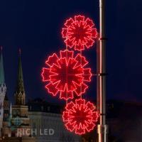 Светодиодная консоль Rich LED на металлокаркасе, тип 9-15, 220 В, R-dR