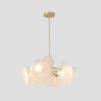 Crystal Lux Люстра Crystal Lux DANDELION SP6 GOLD