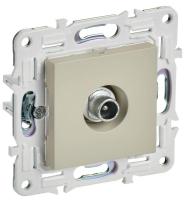 Розетка телевизионная проходная TV SKANDY SK-A17B беж. IEK SK-A10-P-K10