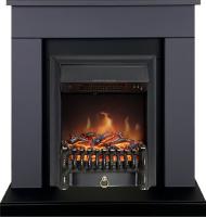 Royal Flame Каминокомплект Bergen (Разборный) - Серый графит (Ширина 900 мм) с очагом Fobos FX Black