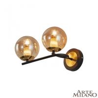 Бра Arte Milano 273708/2B BK/GD