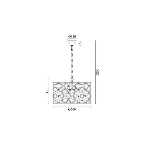Подвесная люстра Vele Luce VL3233P08